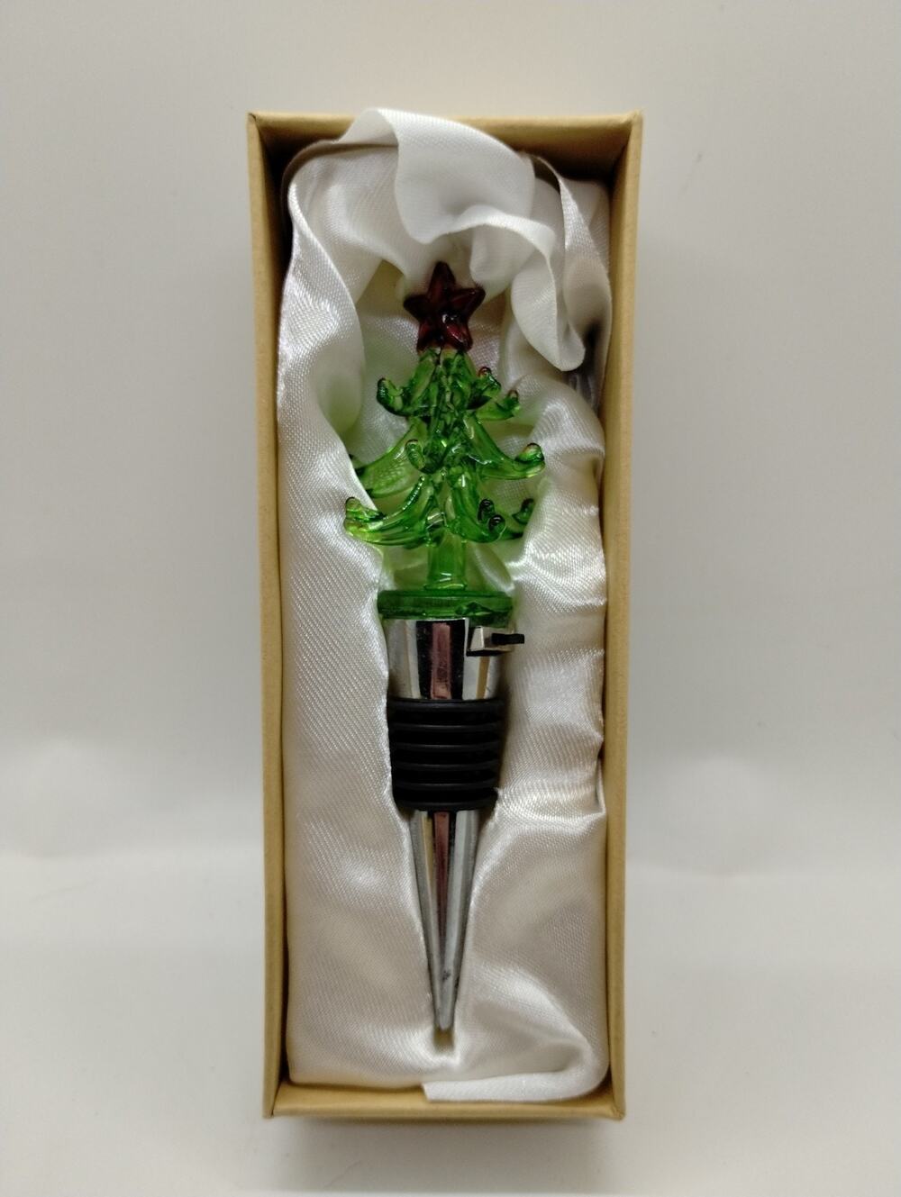 Ashley Nicole Designs Holiday Tree Wine Bottle Stopper Party - Multi Color Light